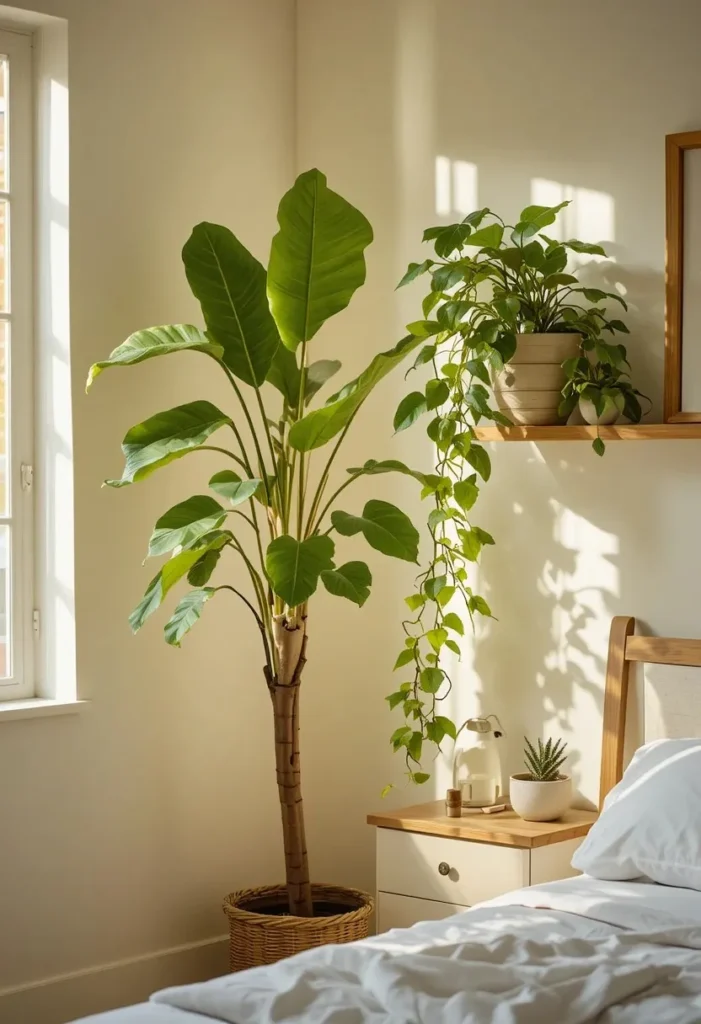 indoor plants in bedroom ideas for a fresh and calming space

